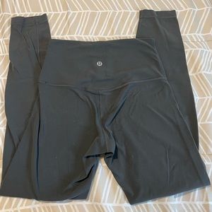 Lululemon Grey Gray Align Leggings ~ Size 4 ~ 25 inch length
